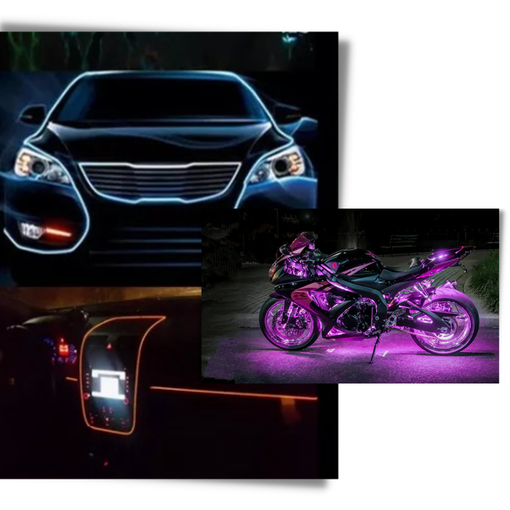 Fil LED néon coloré - Ozerty