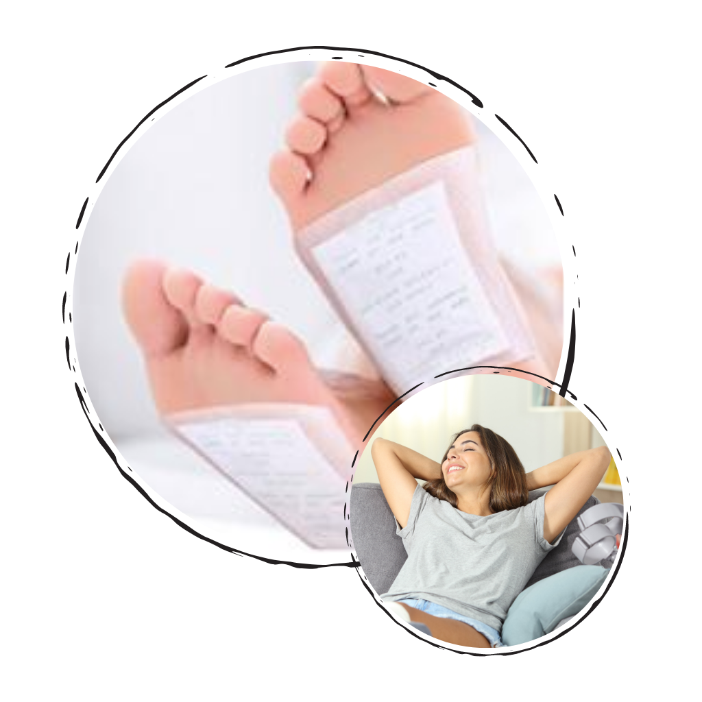 Natural detoxifying foot patches (20pcs)