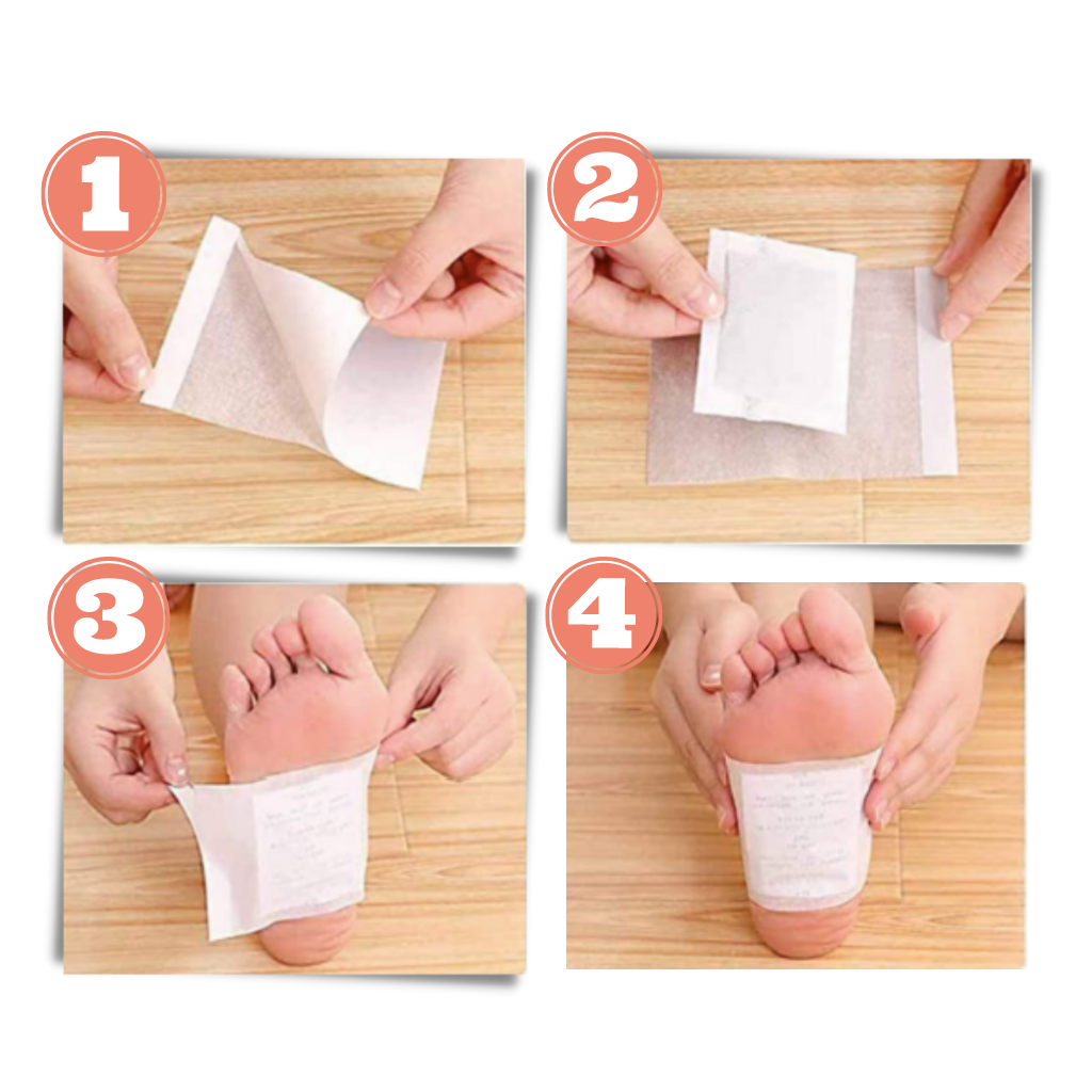Natural detoxifying foot patches (20pcs)