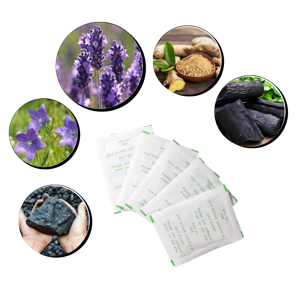 Natural detoxifying foot patches (20pcs)