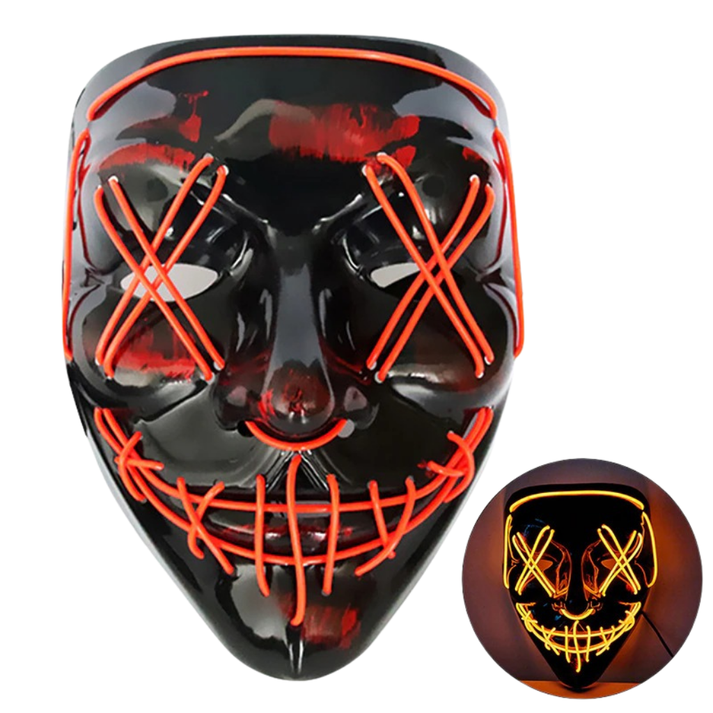 LED neon mask