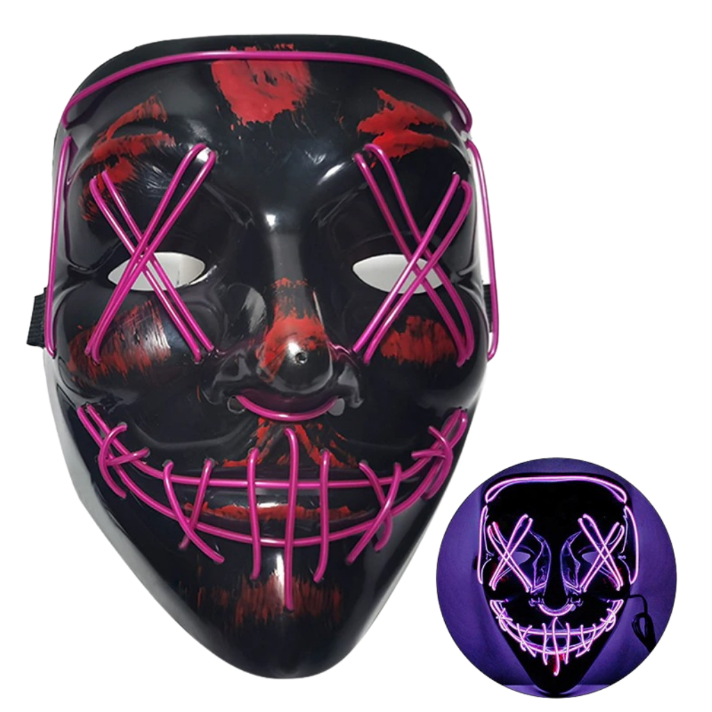 LED neon mask