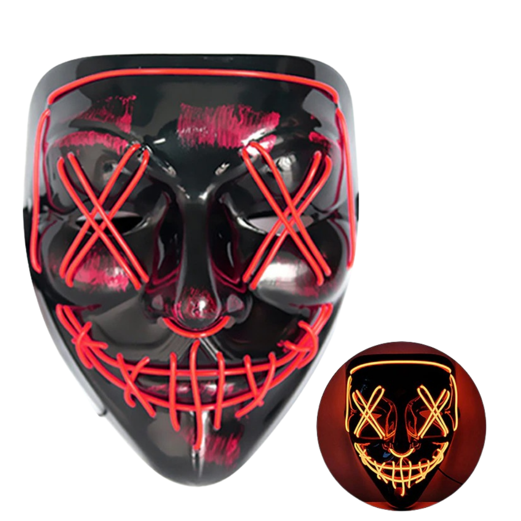 LED neon mask