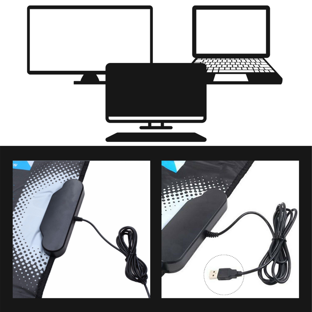 Tapis de danse USB antidérapant - Ozerty