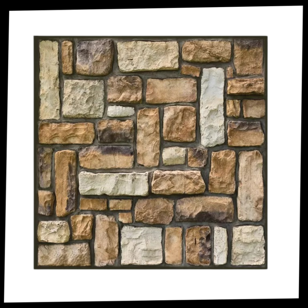 Carreaux muraux en mousse 3d à décoller et à coller - Ozerty