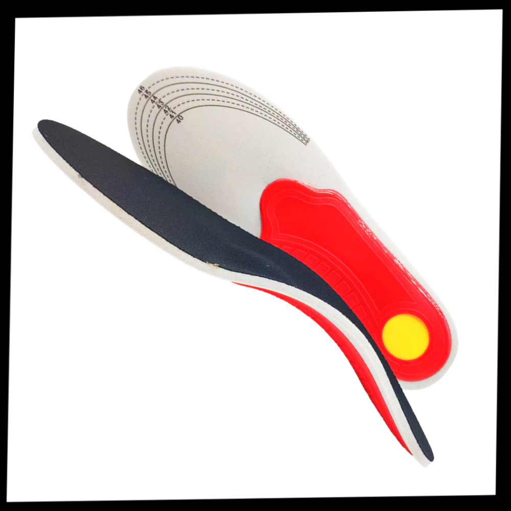 1 Paire de semelles orthopédiques fermes pour pieds plats - Ozerty
