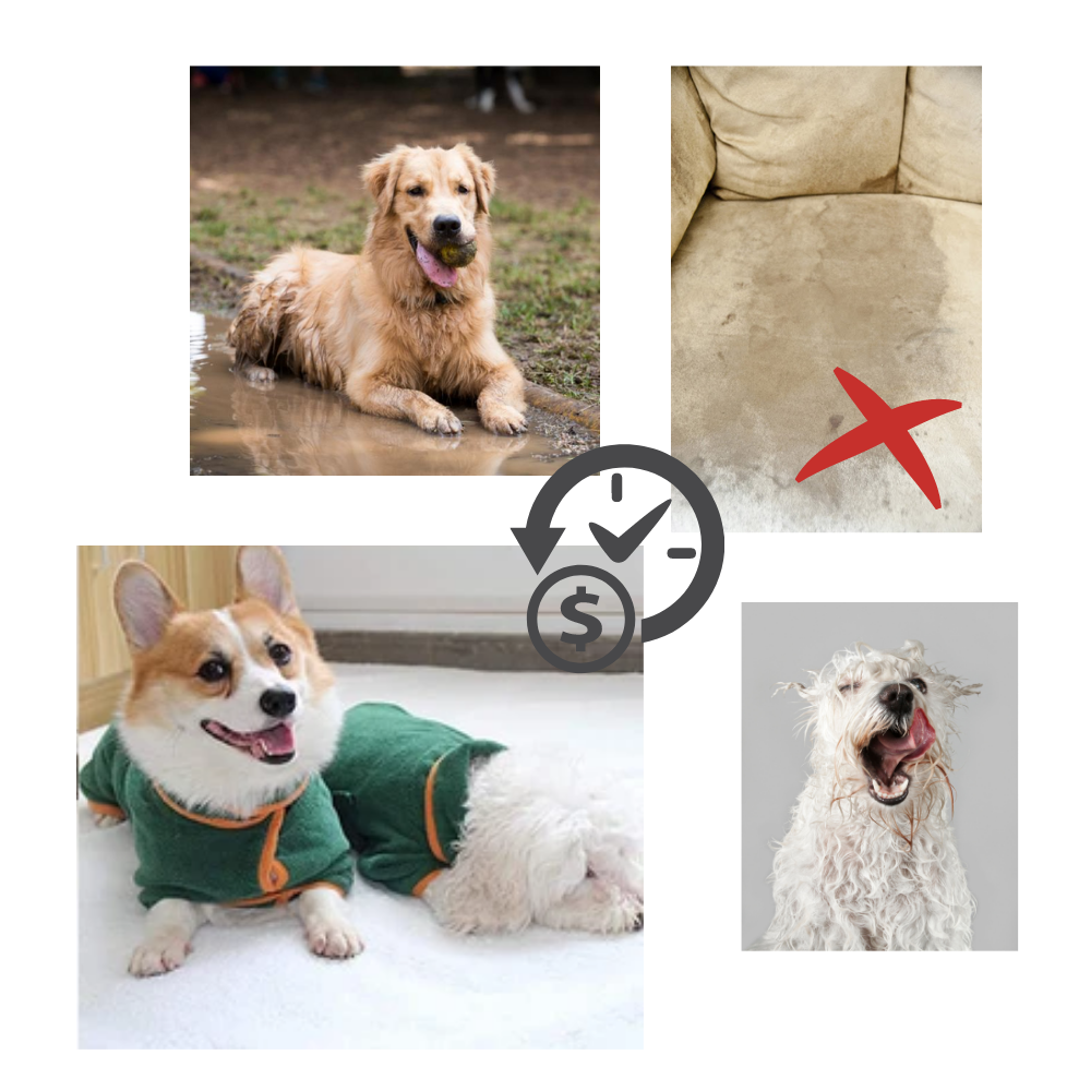 Peignoir super absorbant pour animaux de compagnie  - Ozerty