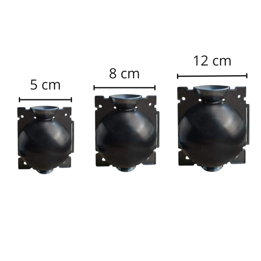 Lot de 3 boîtes à plantes pour la stratification de l'air - Ozerty