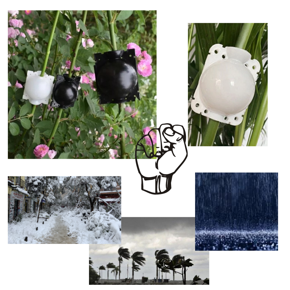 Lot de 3 boîtes à plantes pour la stratification de l'air - Ozerty