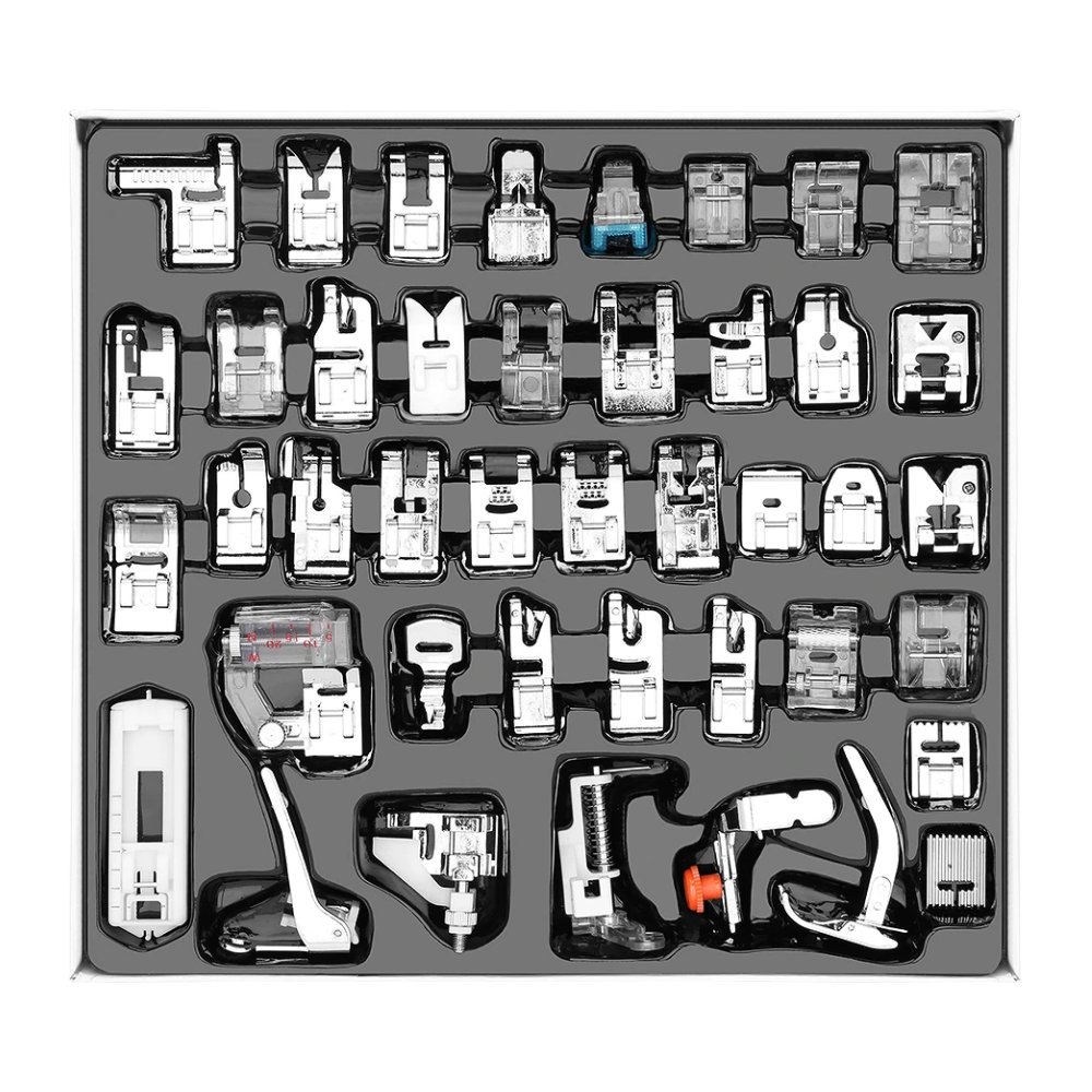 Lot de 32/42 pieds-de-biche pour machine à coudre - Ozerty