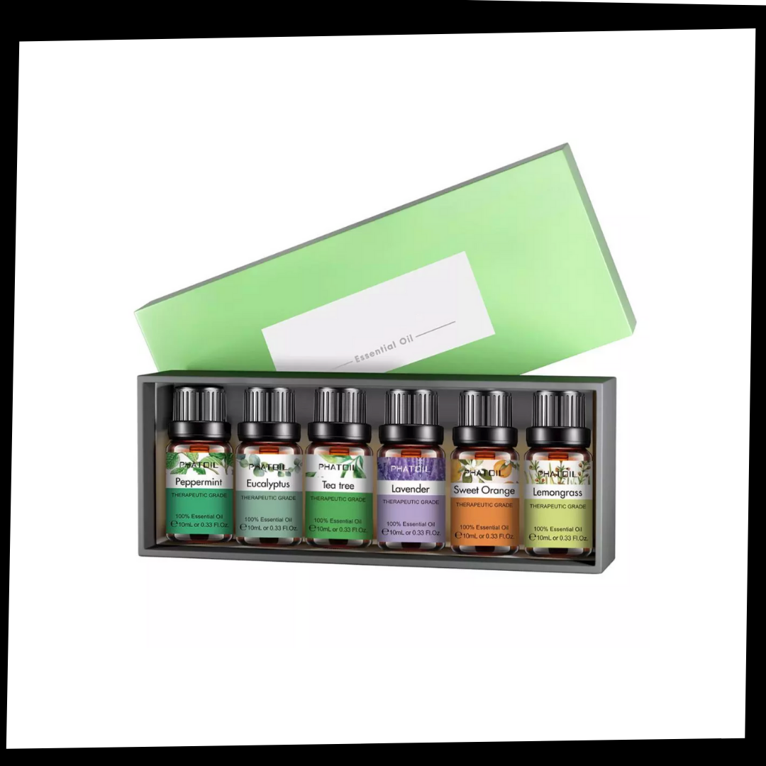 Pack of 6 essential oils