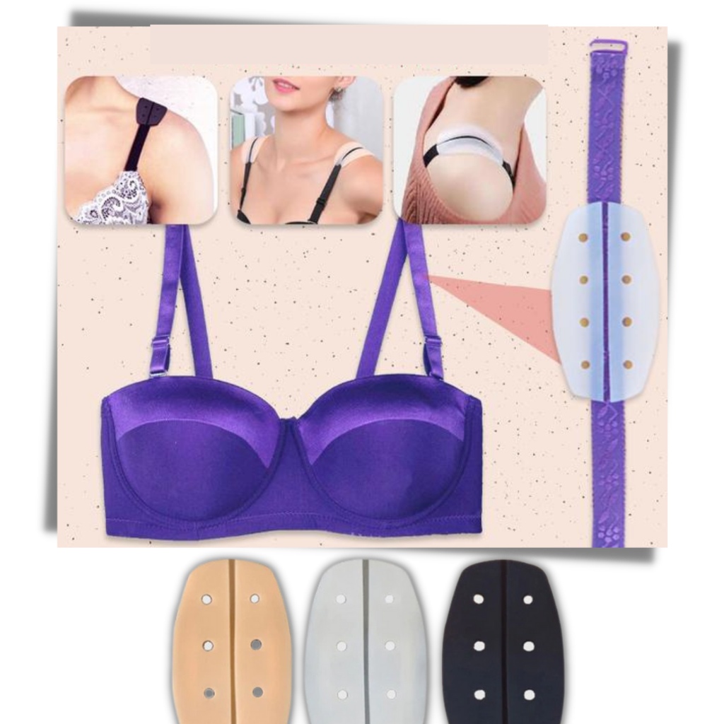 1 Paire de protections antidérapantes en silicone pour bretelles de soutien-gorge - Ozerty