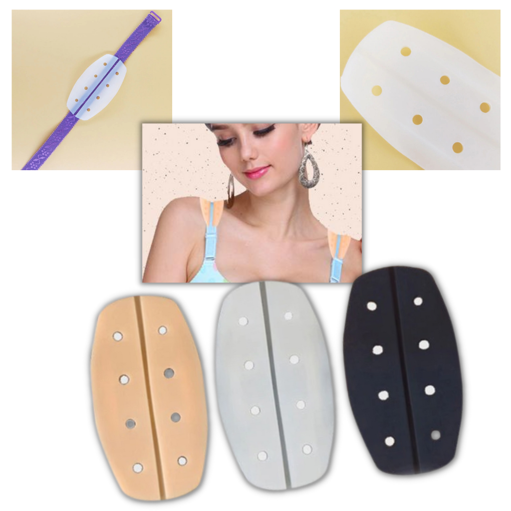 1 Paire de protections antidérapantes en silicone pour bretelles de soutien-gorge