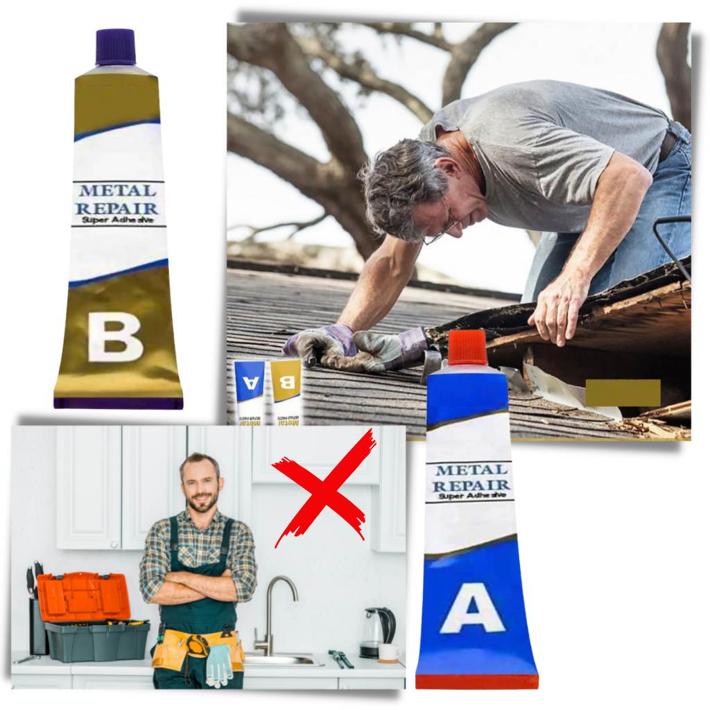 Pâte de réparation industrielle pour métaux - Ozerty