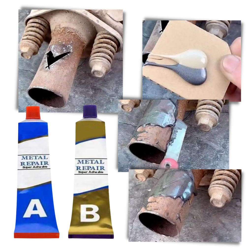 Pâte de réparation industrielle pour métaux - Ozerty