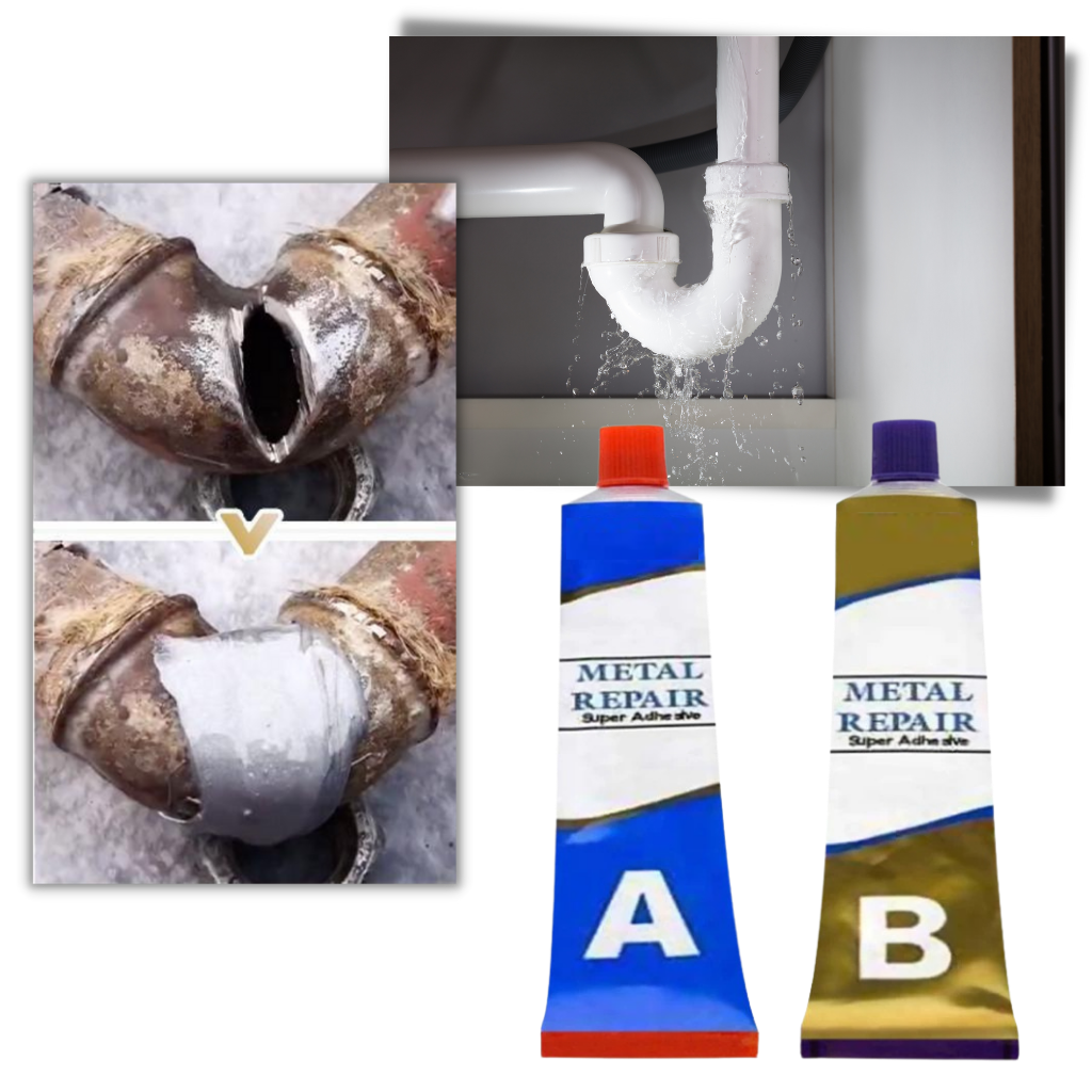 Pâte de réparation industrielle pour métaux - Ozerty