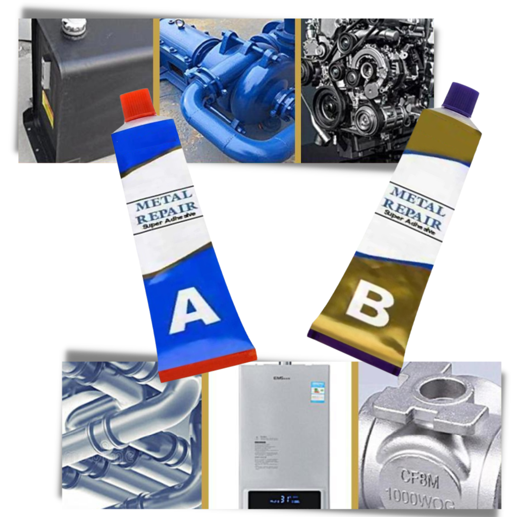 Pâte de réparation industrielle pour métaux - Ozerty