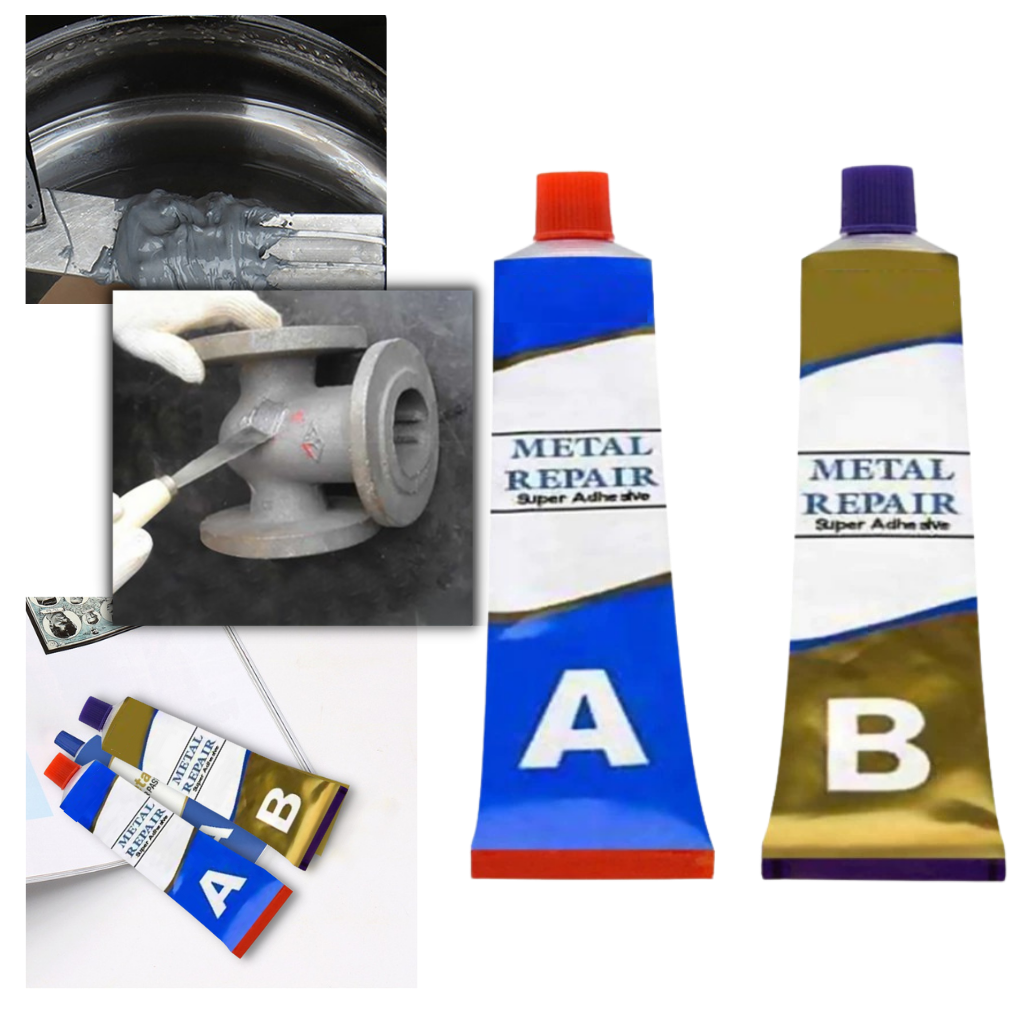 Pâte de réparation industrielle pour métaux