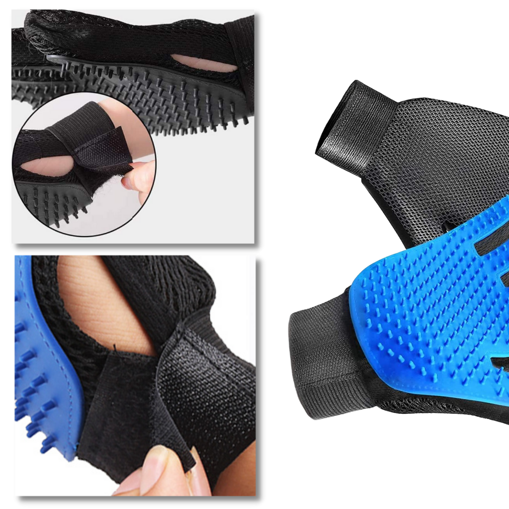 Gants de toilettage pour animaux (paire) - Ozerty