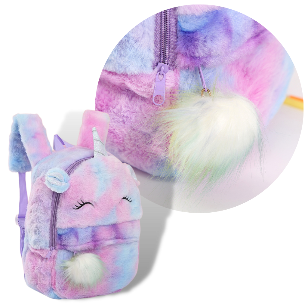 Sac à dos de Licorne en peluche pour filles - Ozerty