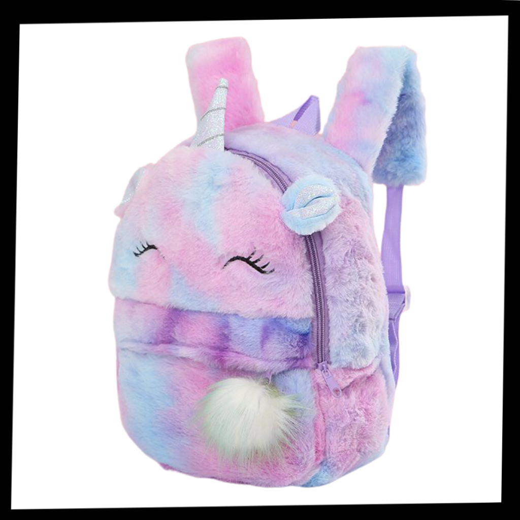 Sac à dos de Licorne en peluche pour filles - Ozerty