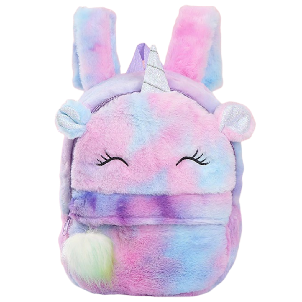 Sac à dos de Licorne en peluche pour filles - Ozerty