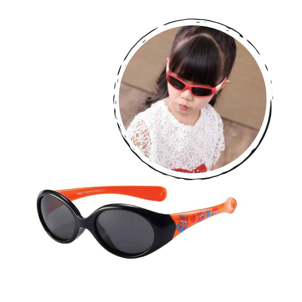 Lunettes de soleil polarisées pour bébé avec sangle pour les 0 à 3 ans - Ozerty