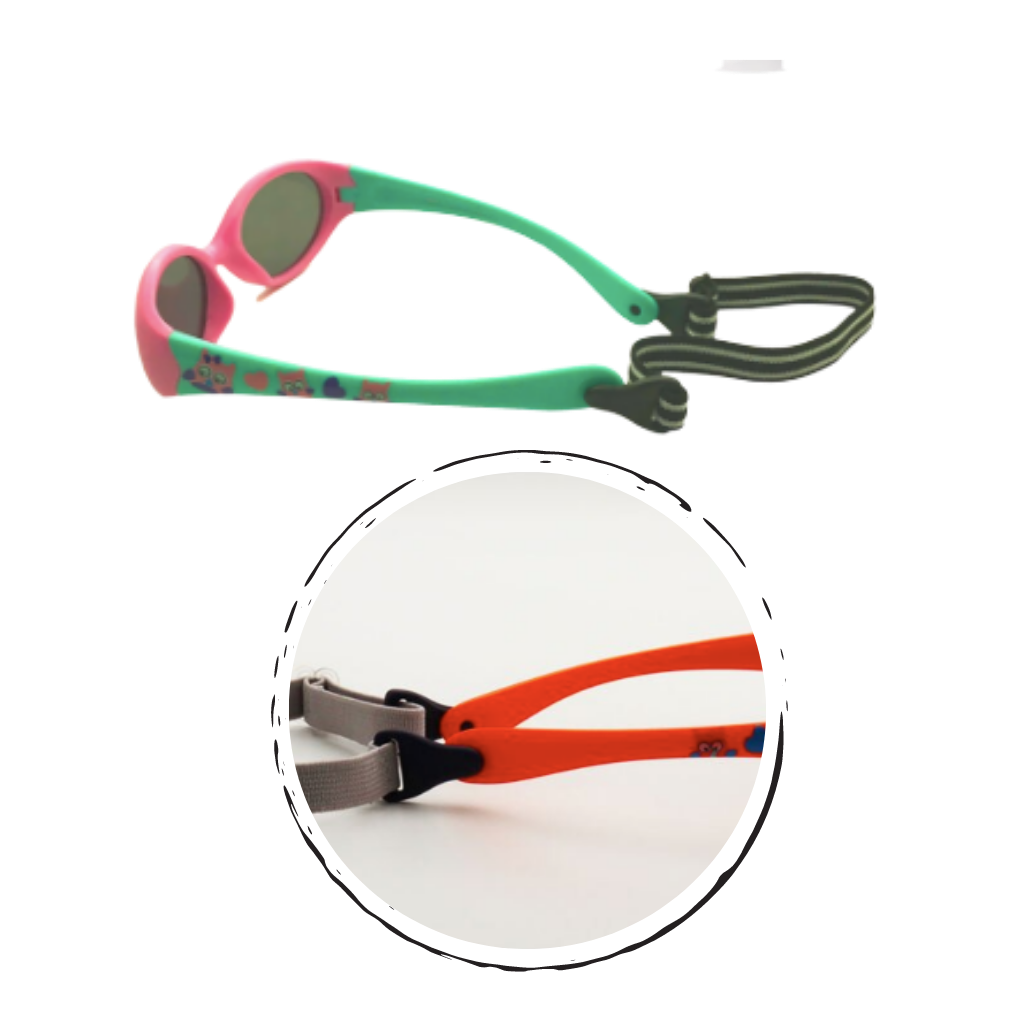 Lunettes de soleil polarisées pour bébé avec sangle pour les 0 à 3 ans - Ozerty