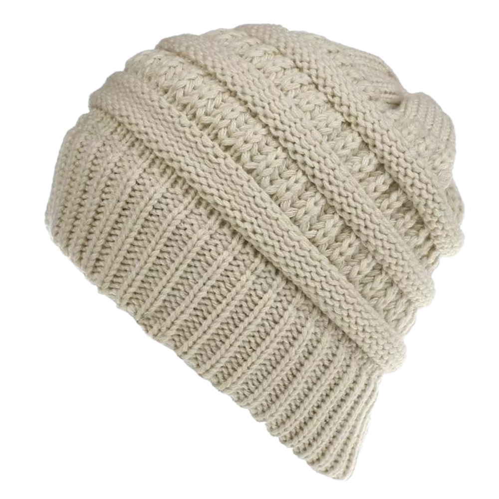 Ponytail and bun hole hat