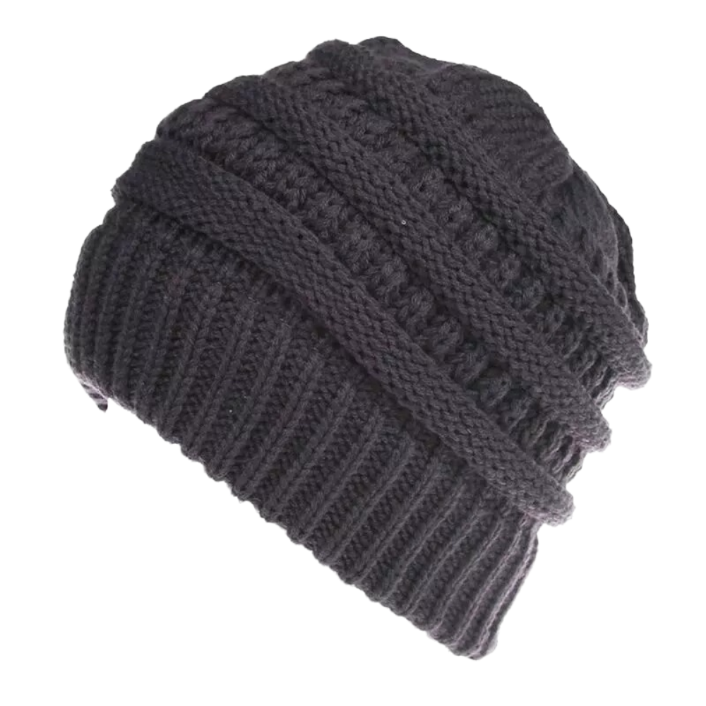 Ponytail and bun hole hat