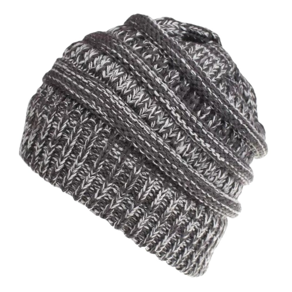 Ponytail and bun hole hat