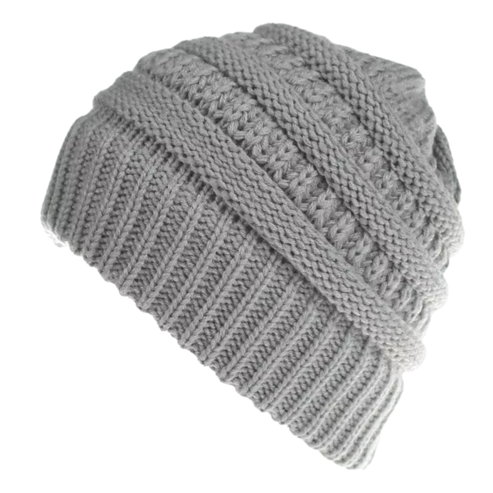 Ponytail and bun hole hat