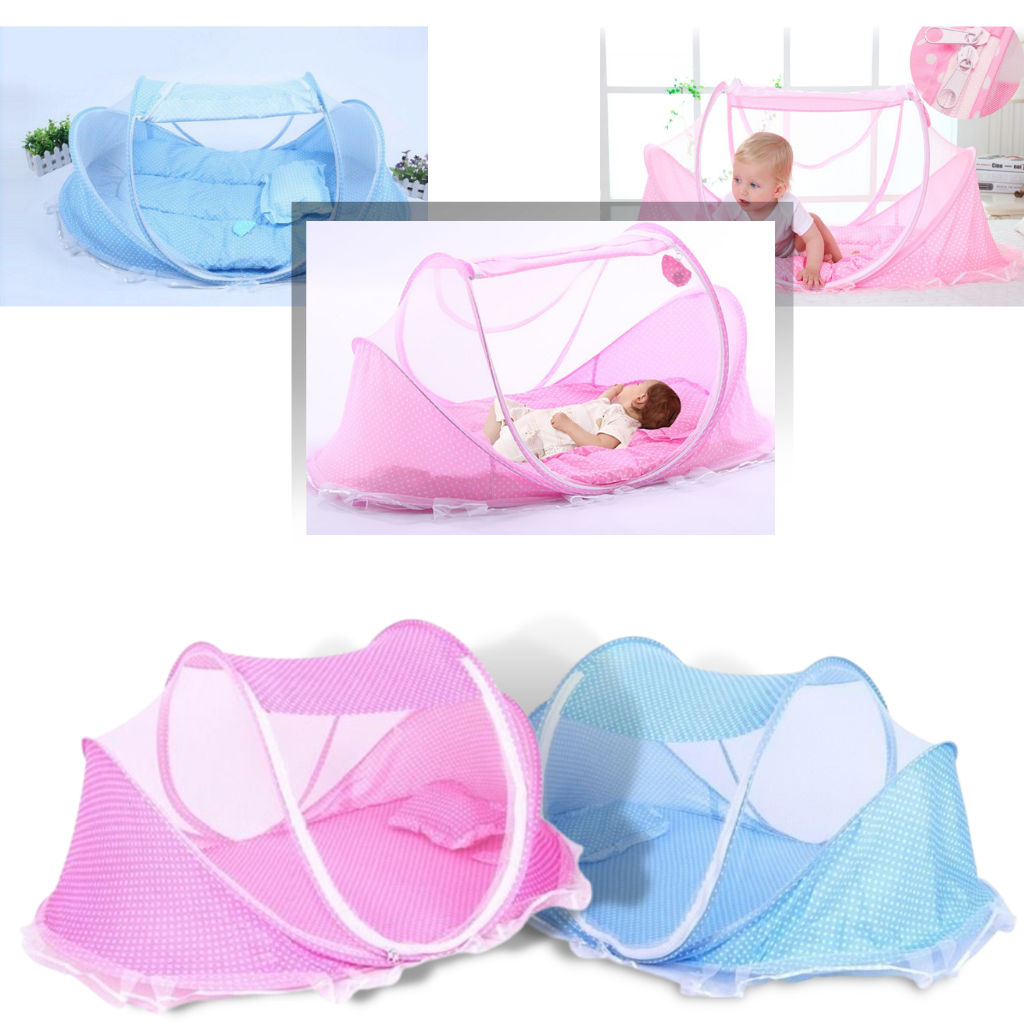 Lit pour bébé anti-moustiques et portable