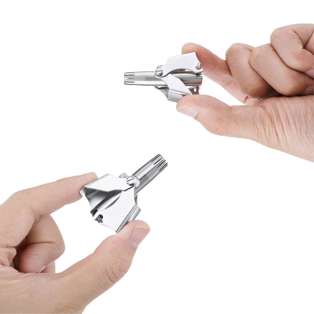 Tondeuse manuelle portable pour les poils du nez - Ozerty