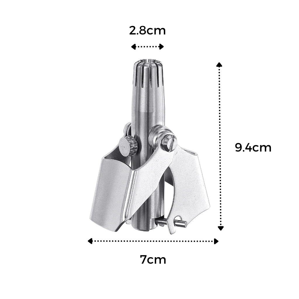 Tondeuse manuelle portable pour les poils du nez - Ozerty