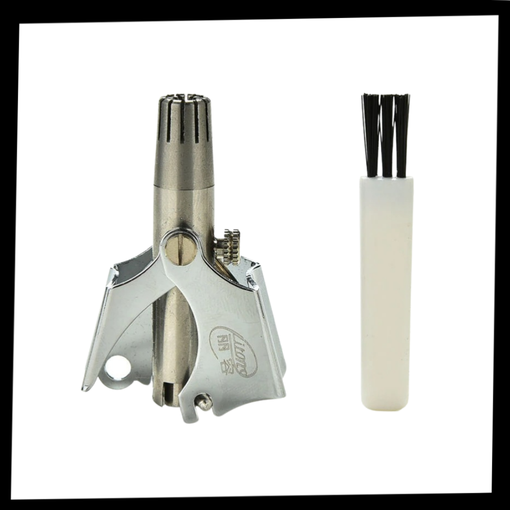 Tondeuse manuelle portable pour les poils du nez - Ozerty