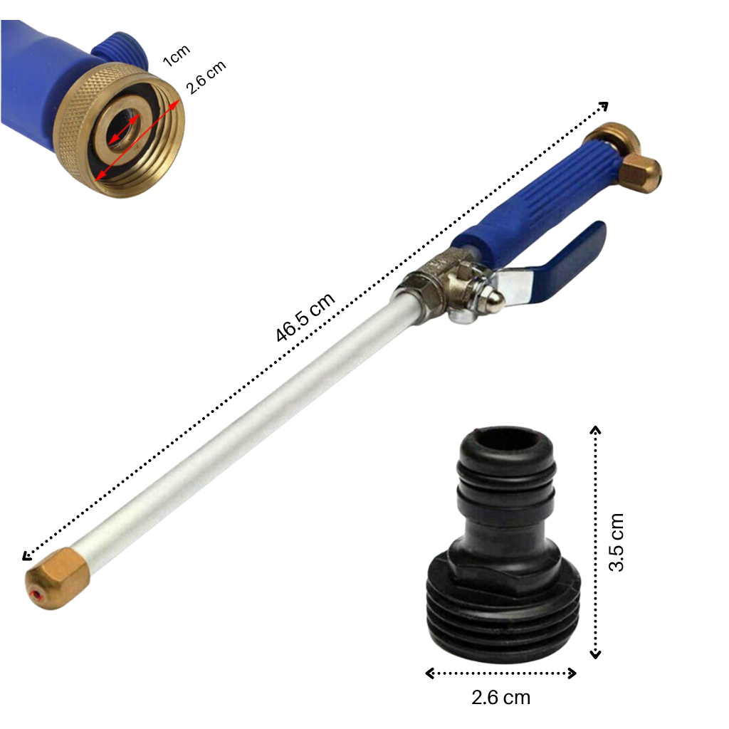 High pressure washing lance