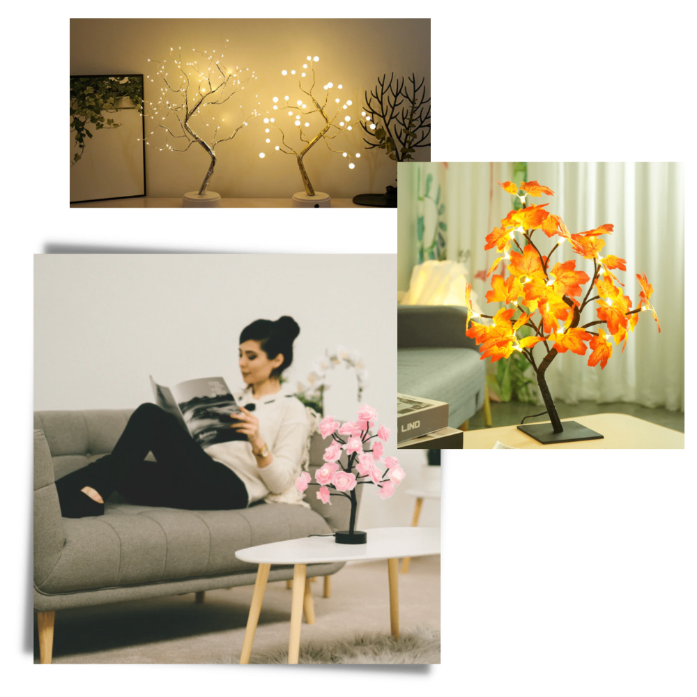 Lampe ravissante en forme de rosier - Ozerty