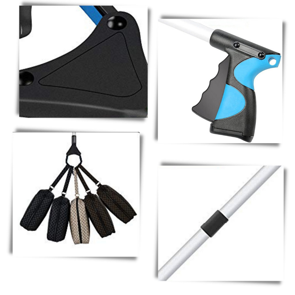 Outil de préhension et de ramassage avec une tête rotative - Ozerty