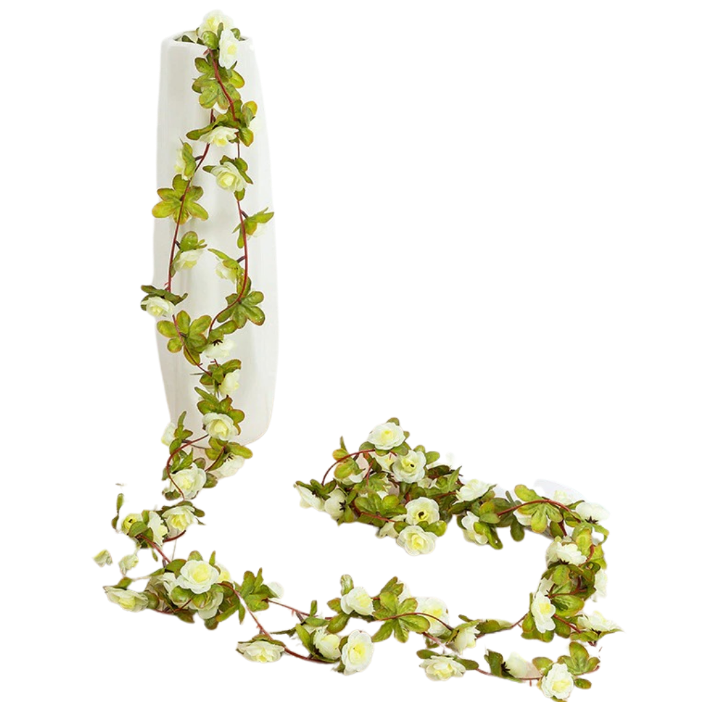 Artificial rose garland