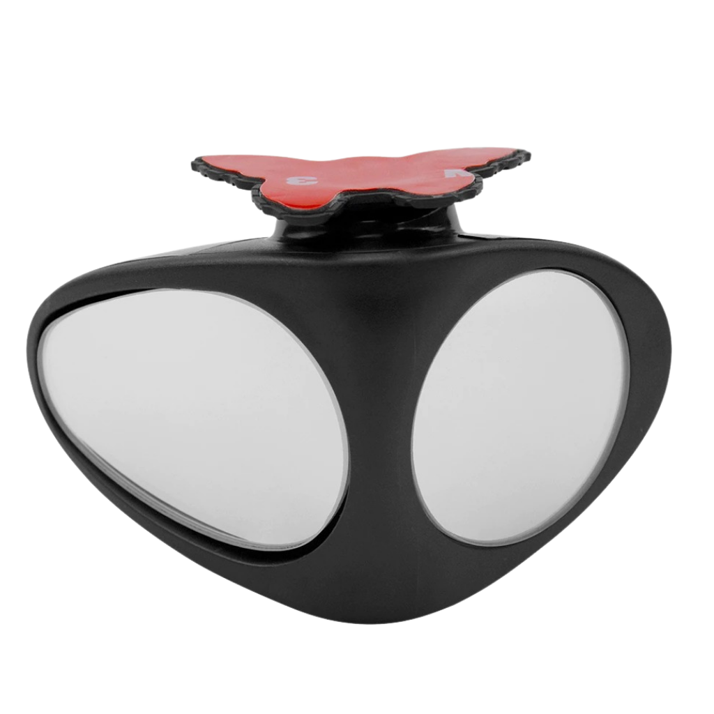 2-sided rotating blind spot mirror