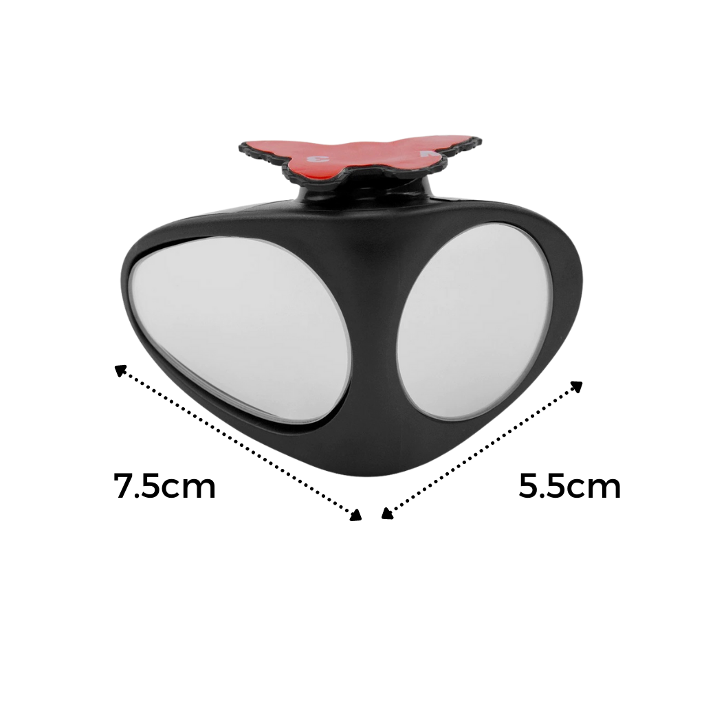 Rétroviseur de voiture rotatif à 2 côtés pour angle mort - Ozerty