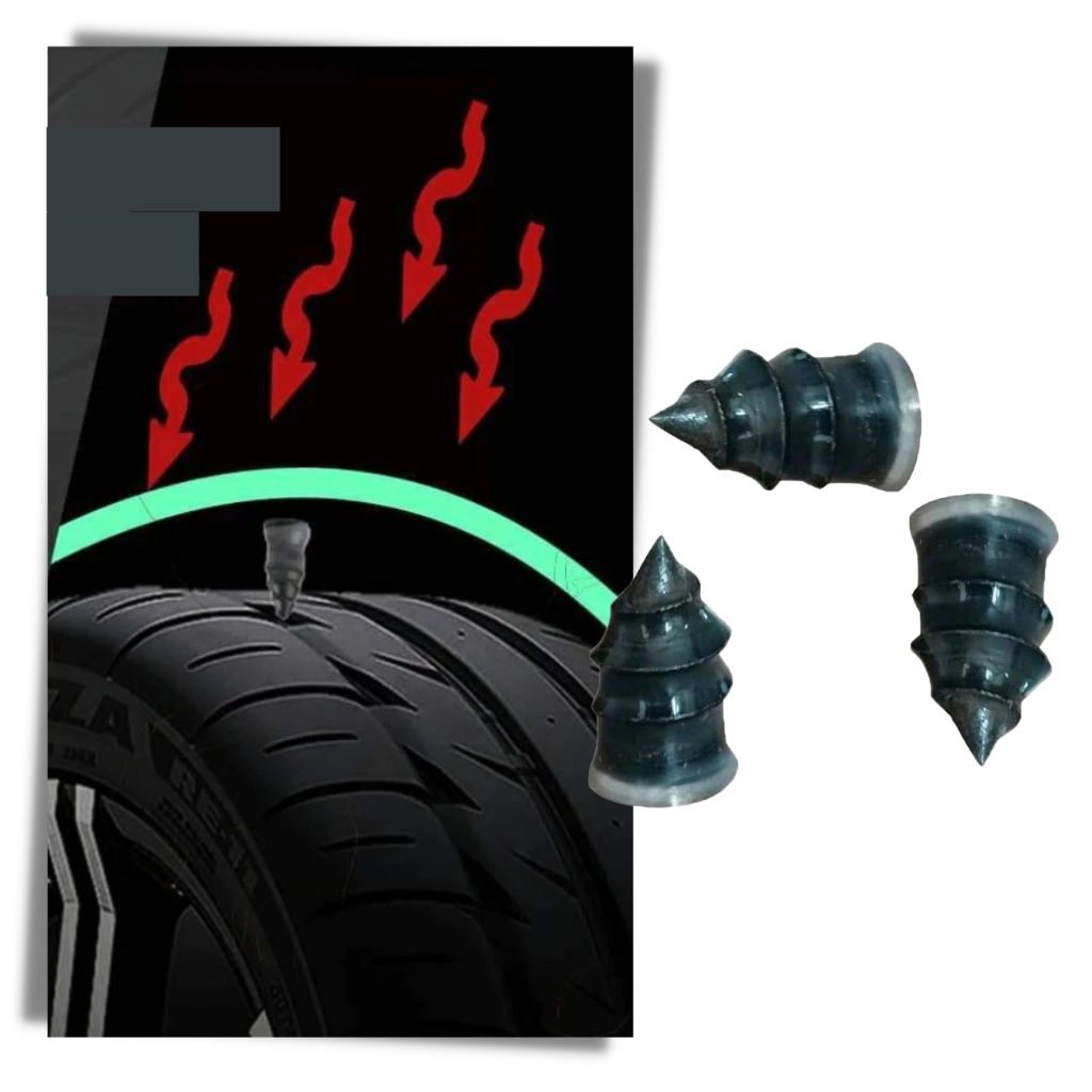 Clous de réparation de pneus en caoutchouc - Ozerty