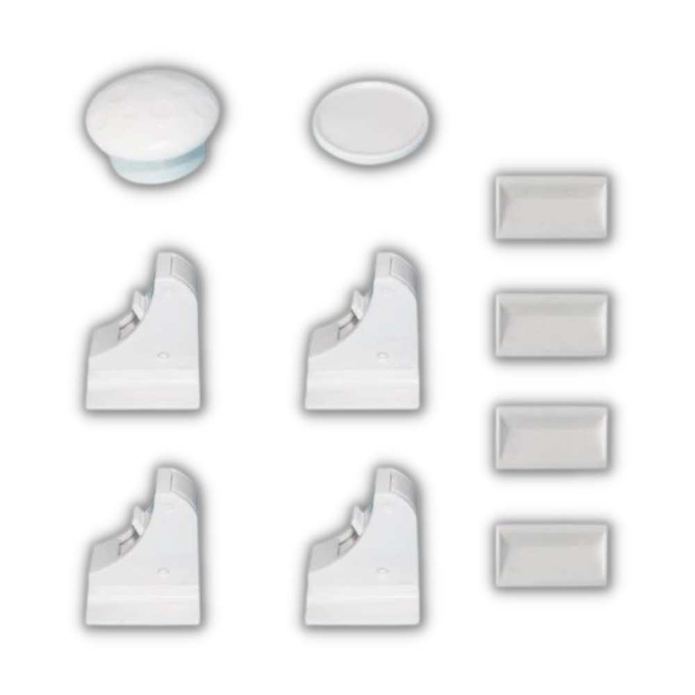 4 Pack Magnetic Cabinet Locks for Child Safety