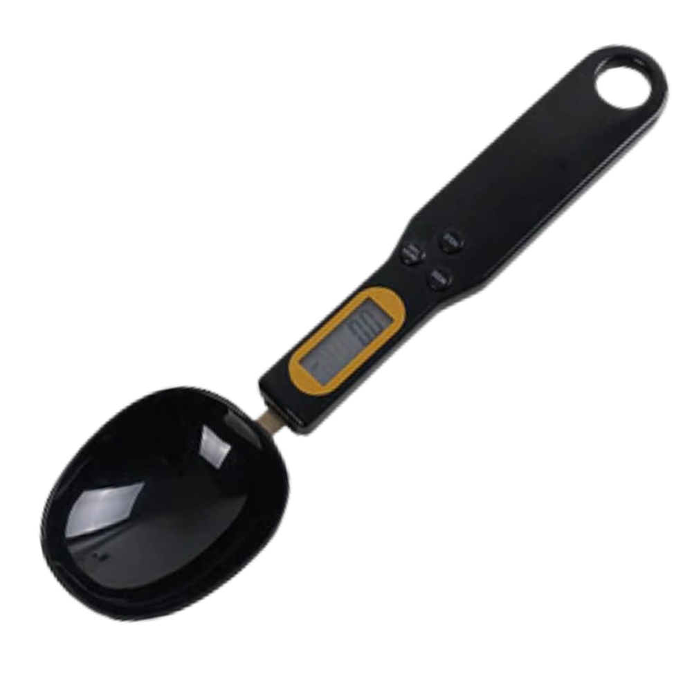 Measuring scale spoon with LCD display