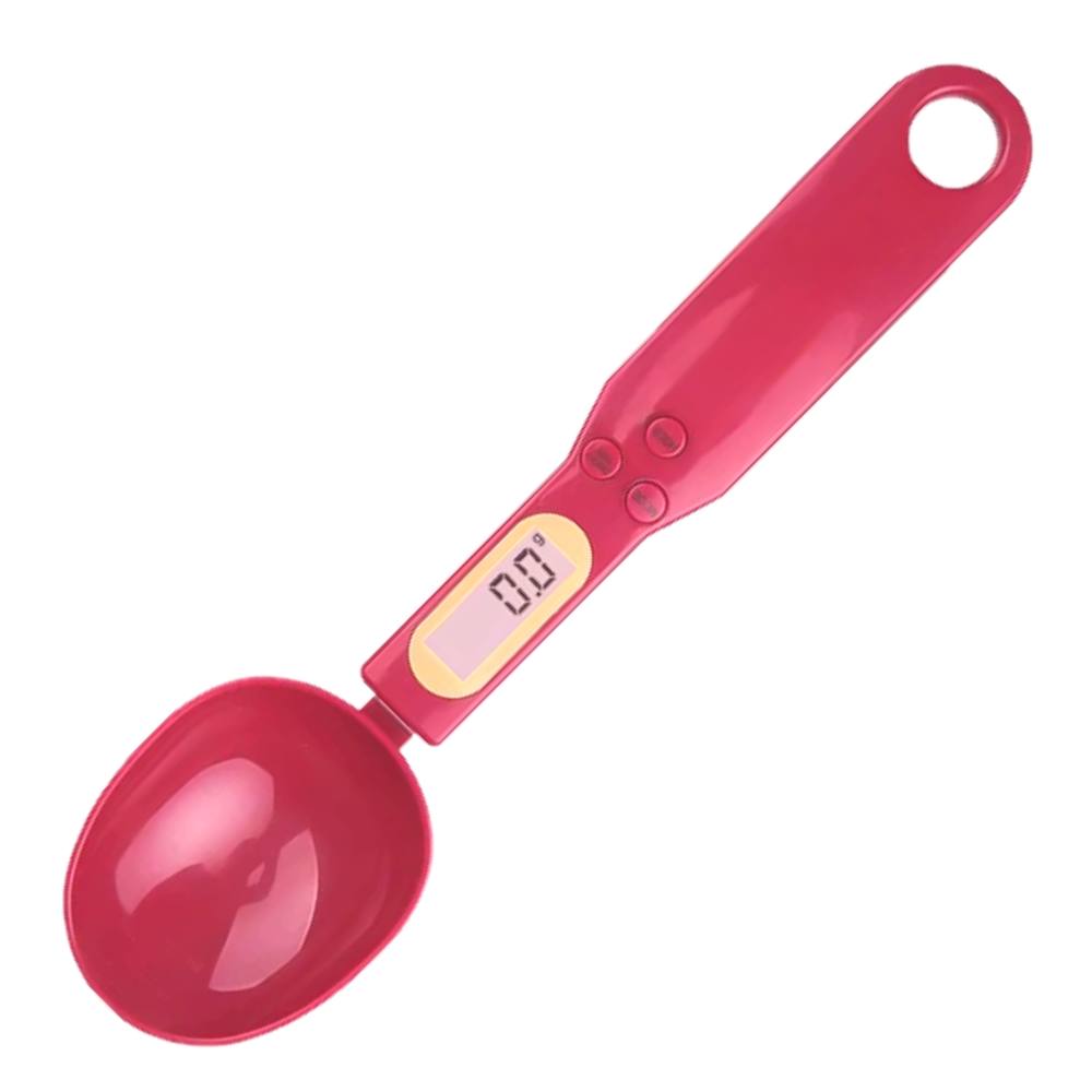 Measuring scale spoon with LCD display