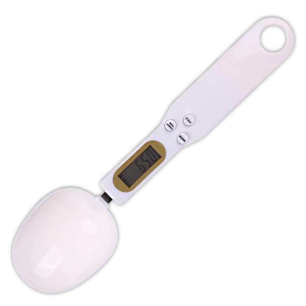 Measuring scale spoon with LCD display