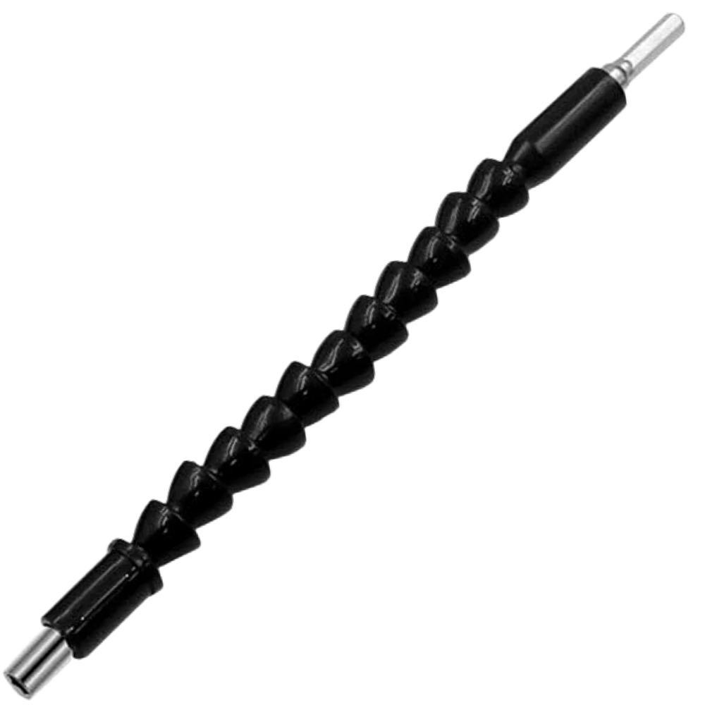 Flexible drill bit holder for electric drill