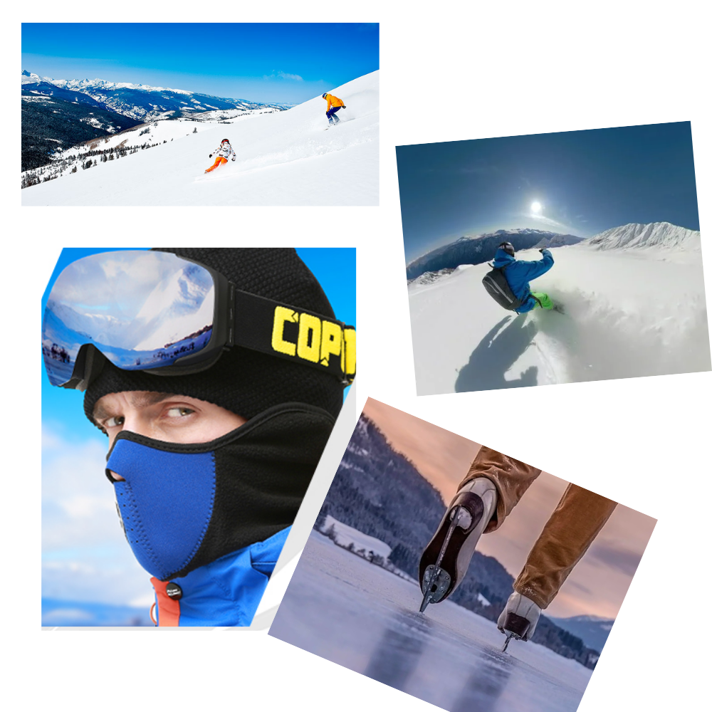 Lunettes de protection pour la neige avec pack de verres - Ozerty