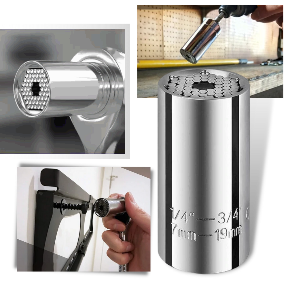 Clé à douilles universelle